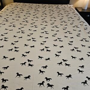 Pottery Barn XL Twin Flat sheet and 1 pillow case